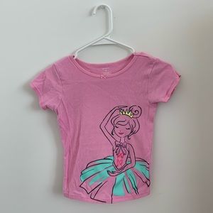 pink girls tee